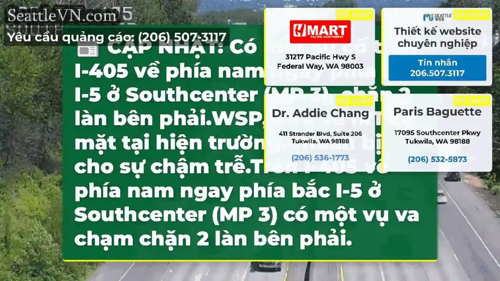 CẬP NHẬT: Có một sự cố trên I-405 về phía nam