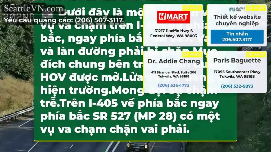 Dưới đây là một cái nhìn về vụ va chạm trên I-405
