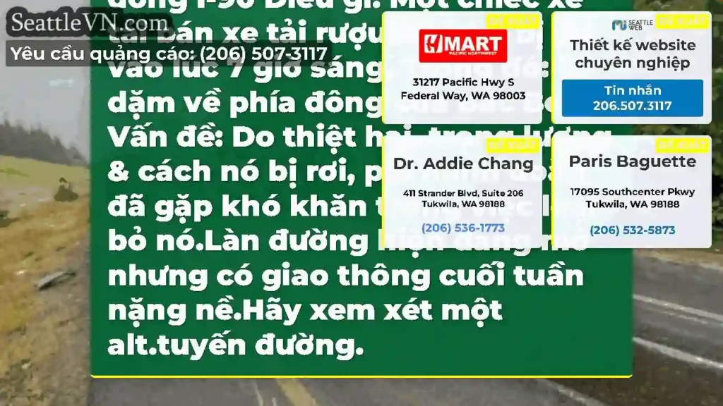 Sao lưu 13 dặm trên hướng đông I-90