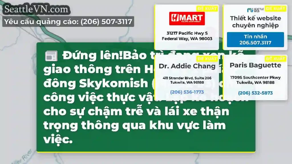 Đứng lên!Bảo trì đang xen kẽ giao thông trên Hoa