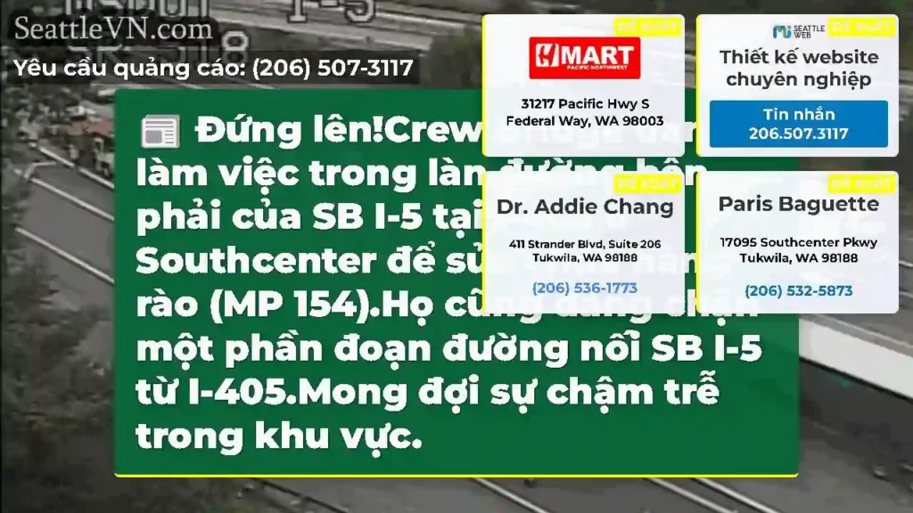 Đứng lên!Crew Bridge đang làm việc trong làn