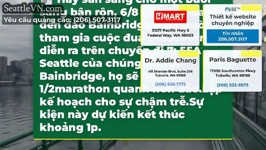 Hãy sẵn sàng cho một buổi sáng bận rộn, 6/8 nếu