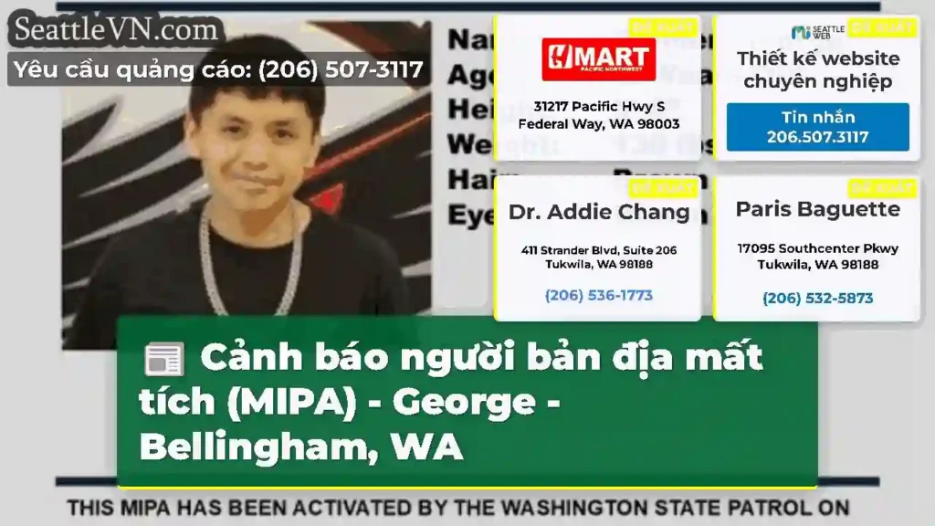 Cảnh báo người bản địa mất tích (MIPA) - George -