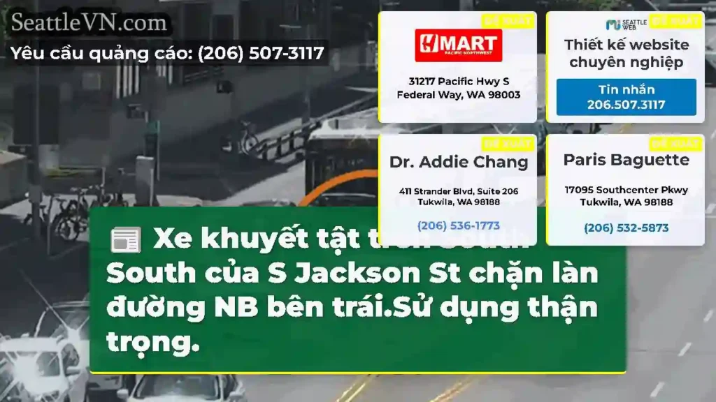 Xe khuyết tật trên South South của S Jackson St