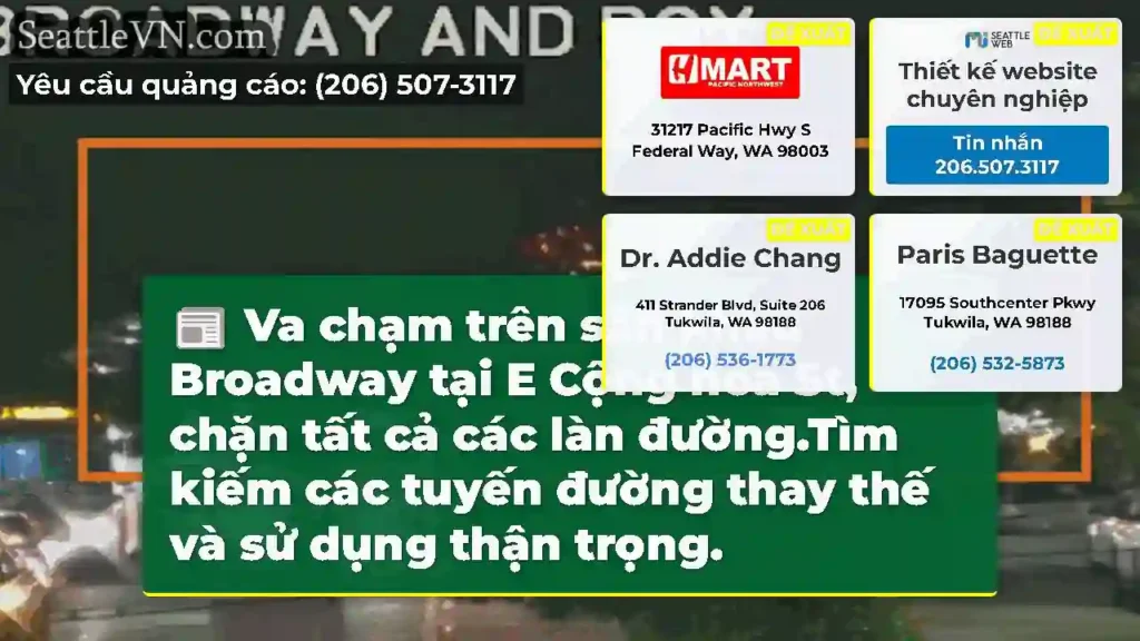Va chạm trên sân khấu Broadway tại E Cộng hòa St,