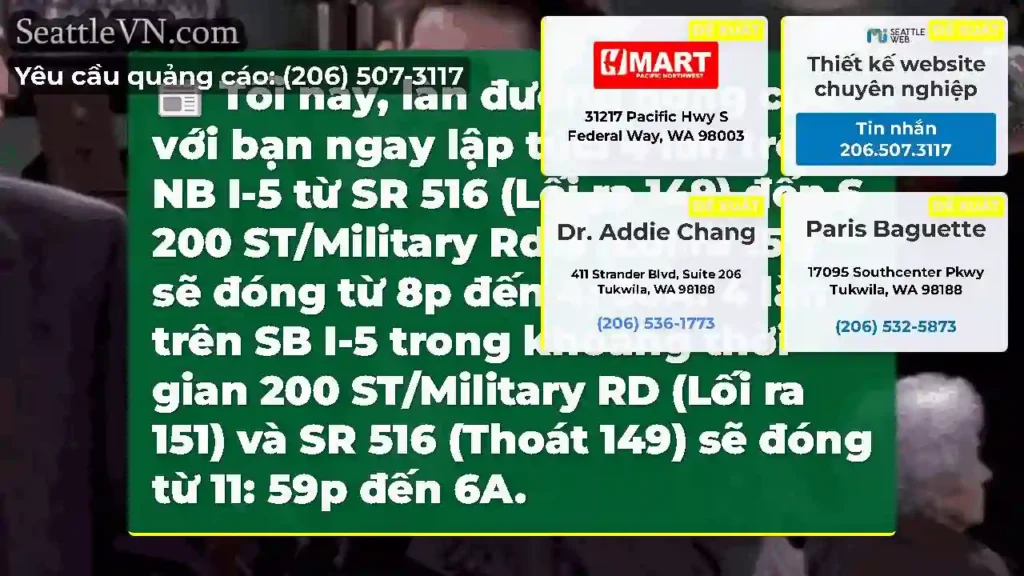Tối nay, làn đường đóng cửa với bạn ngay lập tức!