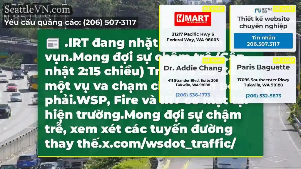 .IRT đang nhặt các mảnh vụn.Mong đợi sự chậm