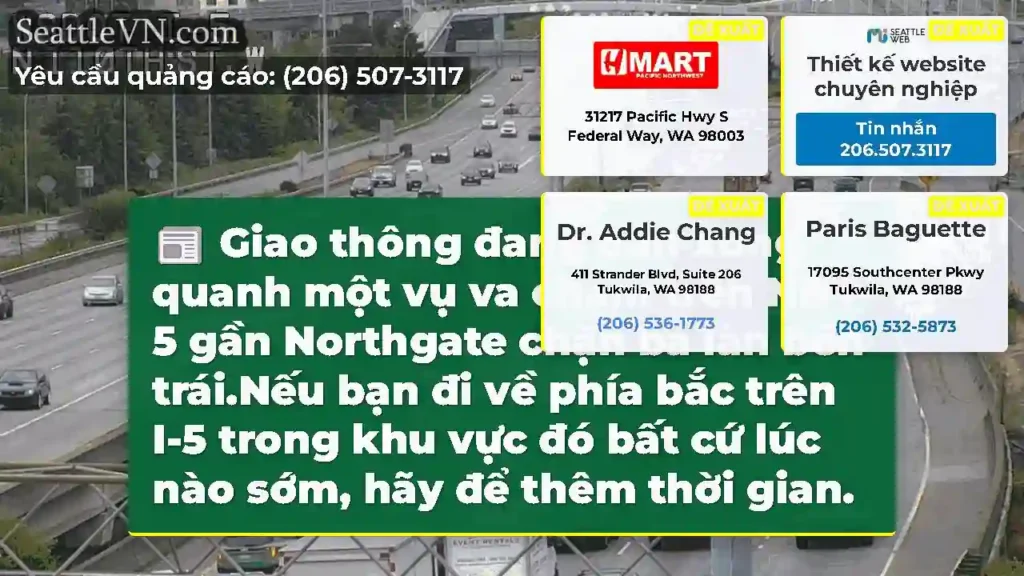 Giao thông đang bắn xung quanh một vụ va chạm