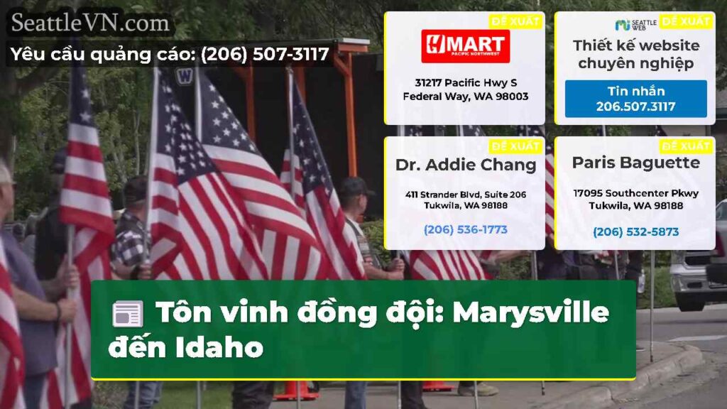 Tôn vinh đồng đội: Marysville đến Idaho