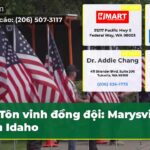 Tôn vinh đồng đội Marysville đến Idaho