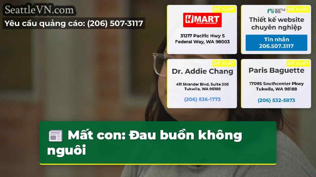 Mất con: Đau buồn không nguôi