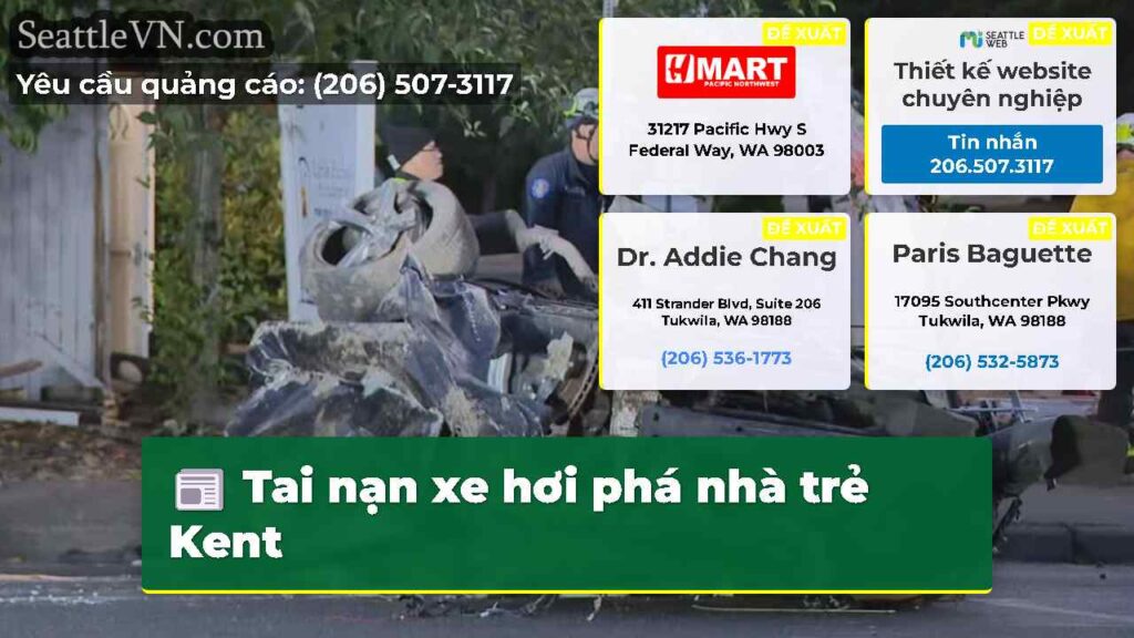 Tai nạn xe hơi phá nhà trẻ Kent