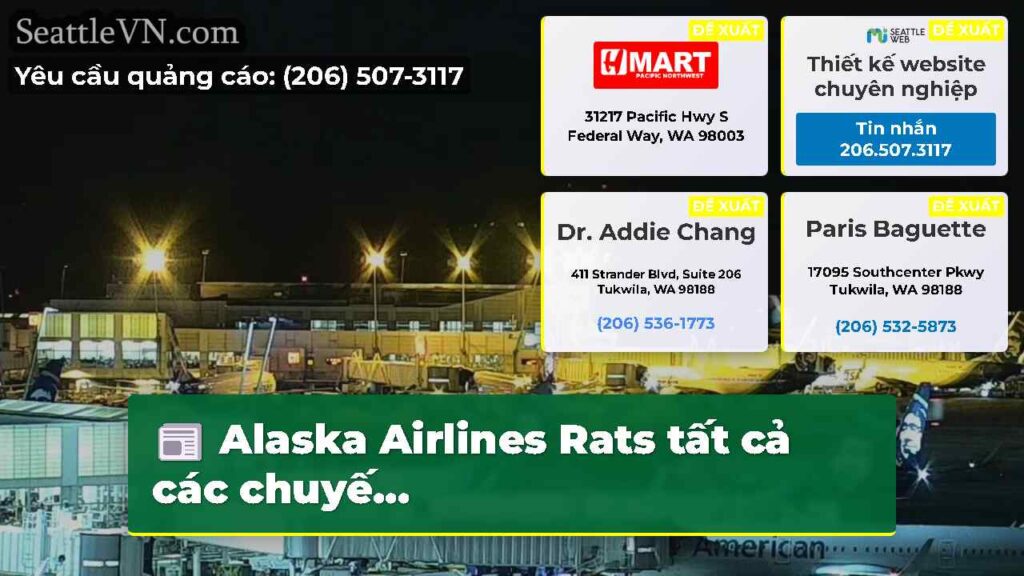 Alaska Airlines Rats tất cả các chuyế...