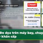 Đe dọa trên máy bay chuyến bay khẩn cấp
