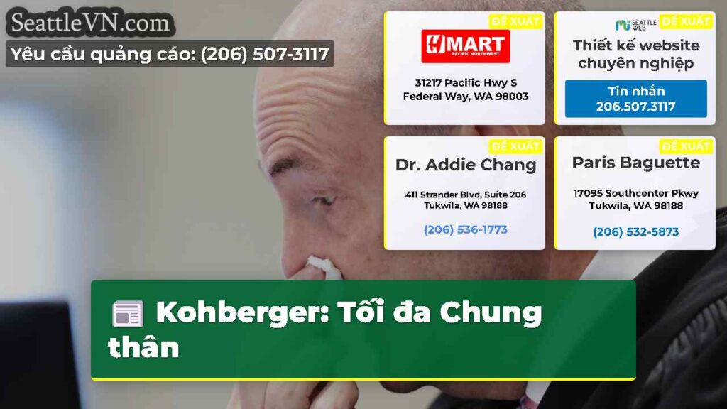 Kohberger: Tối đa Chung thân