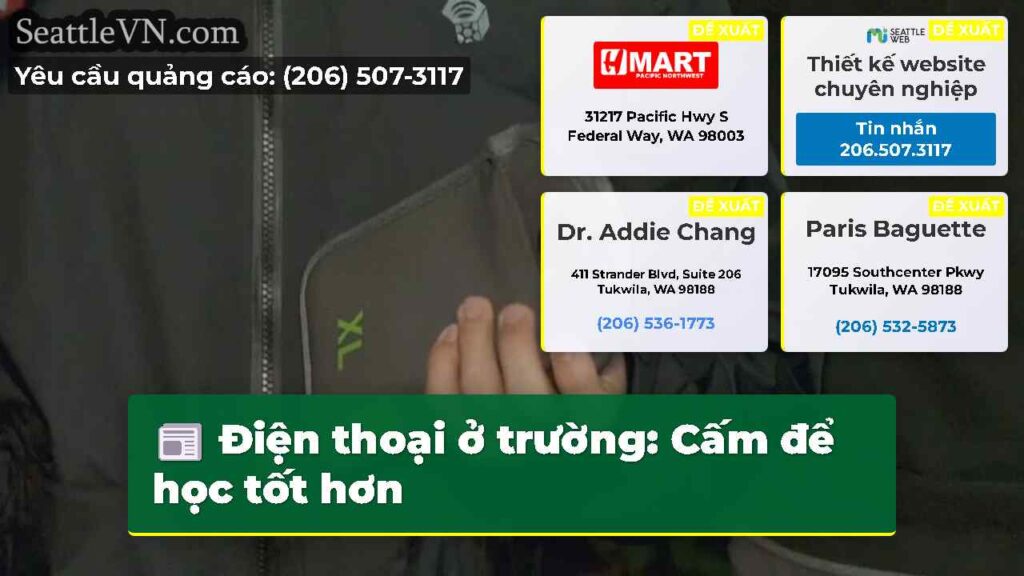 Điện thoại ở trường: Cấm để học tốt hơn