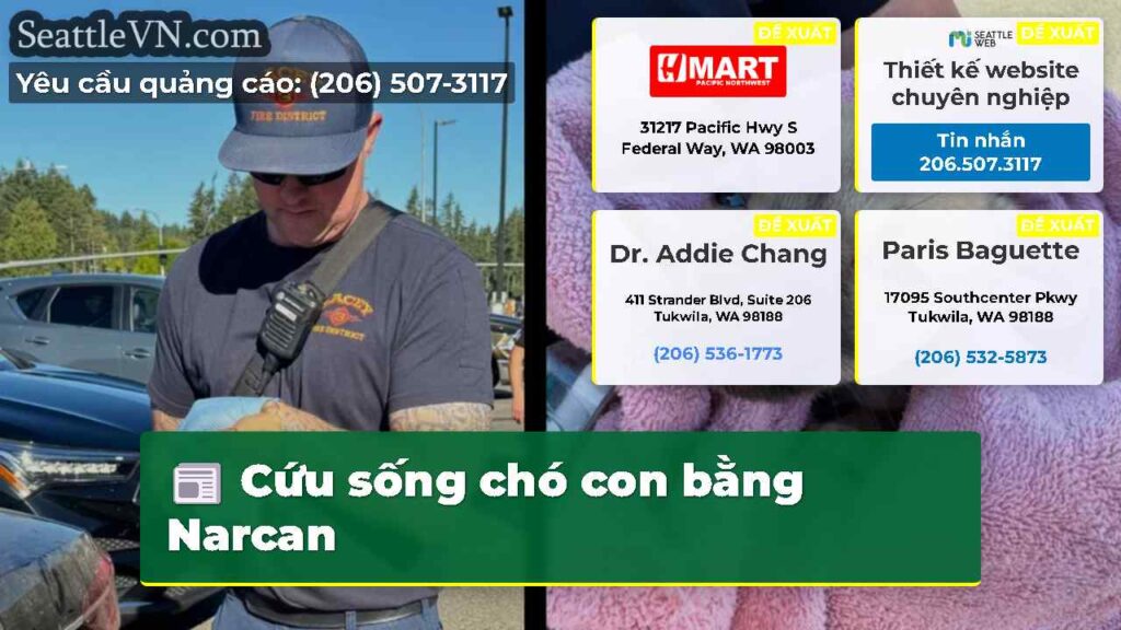 Cứu sống chó con bằng Narcan