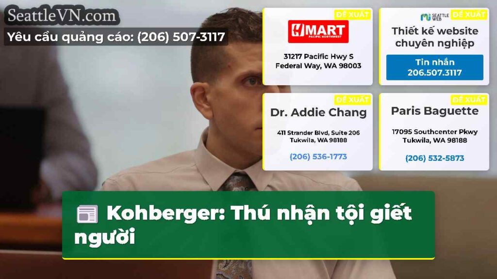 Kohberger: Thú nhận tội giết người