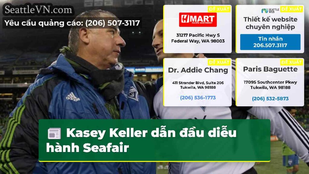 Kasey Keller dẫn đầu diễu hành Seafair