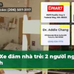 Xe đâm nhà trẻ 2 người nguy kịch