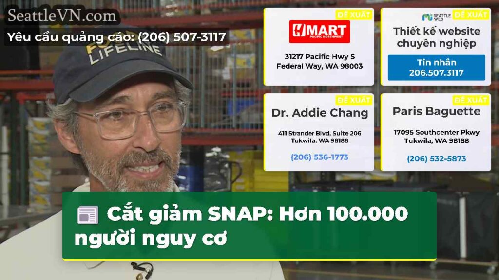 Cắt giảm SNAP: Hơn 100.000 người nguy cơ