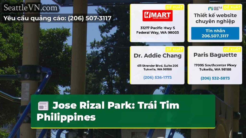 Jose Rizal Park: Trái Tim Philippines