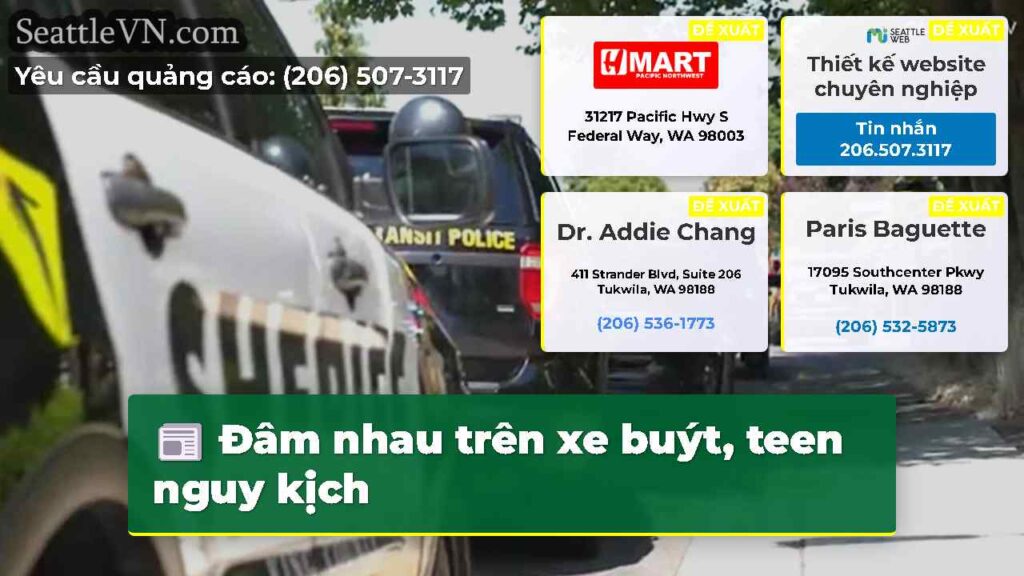 Đâm nhau trên xe buýt, teen nguy kịch