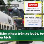 Đâm nhau trên xe buýt teen nguy kịch