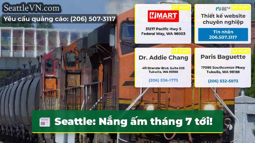 Seattle: Nắng ấm tháng 7 tới!