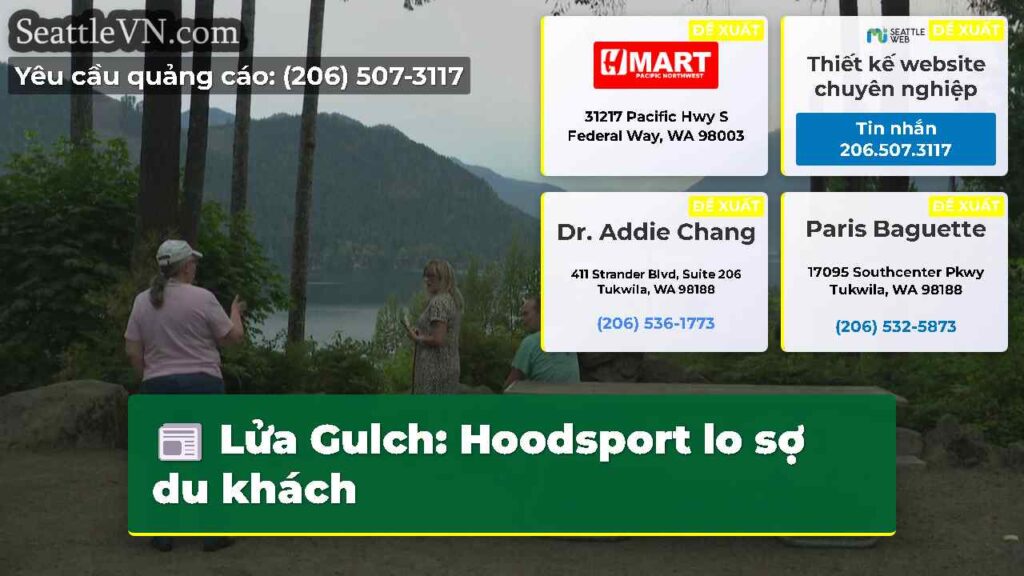 Lửa Gulch: Hoodsport lo sợ du khách