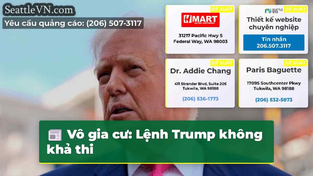 Vô gia cư: Lệnh Trump không khả thi