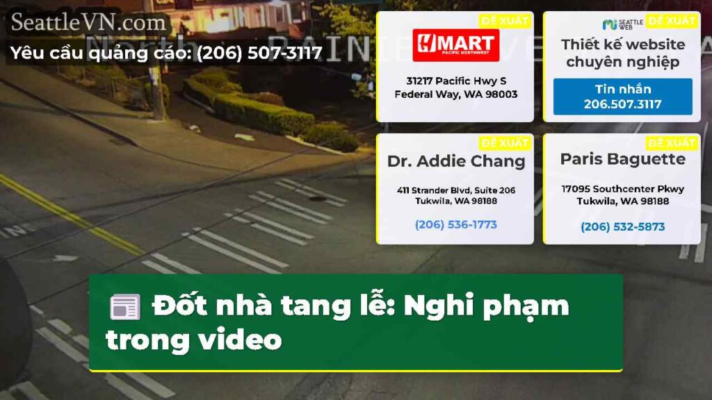 Đốt nhà tang lễ: Nghi phạm trong video
