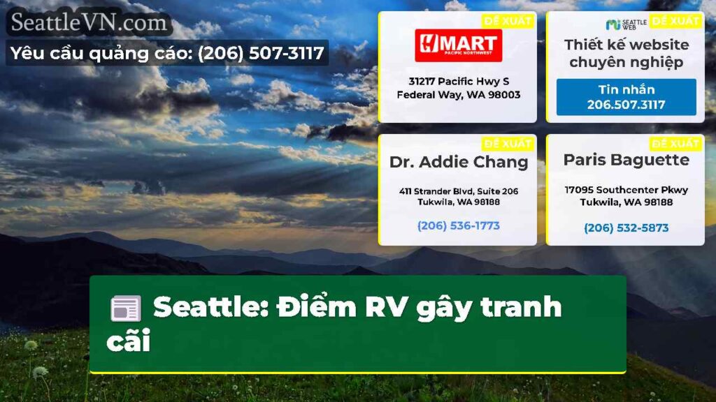 Seattle: Điểm RV gây tranh cãi