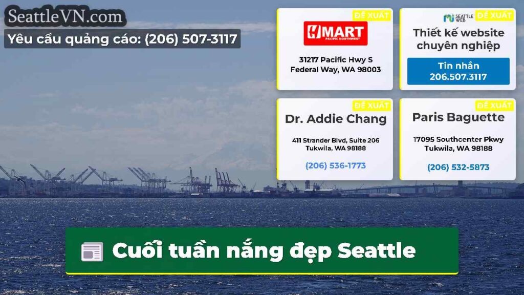 Cuối tuần nắng đẹp Seattle