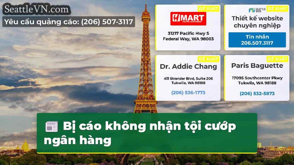 Bị cáo không nhận tội cướp ngân hàng