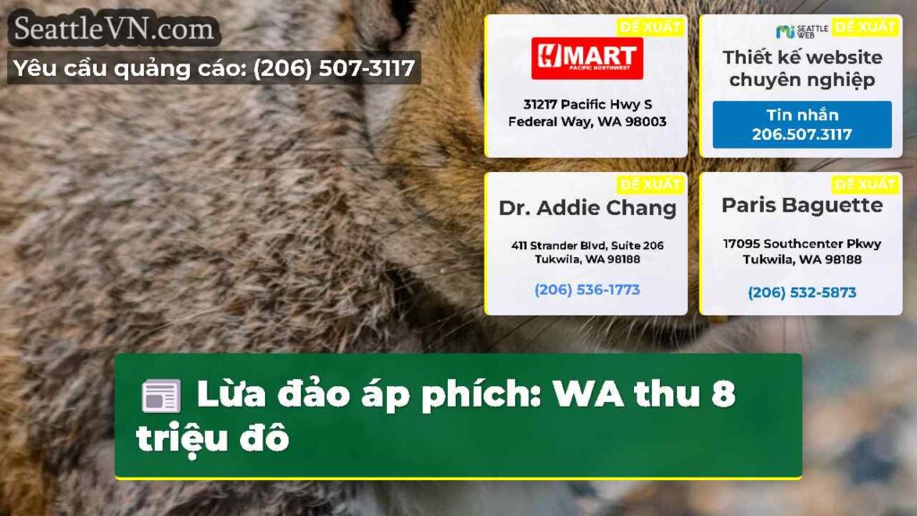 Lừa đảo áp phích: WA thu 8 triệu đô