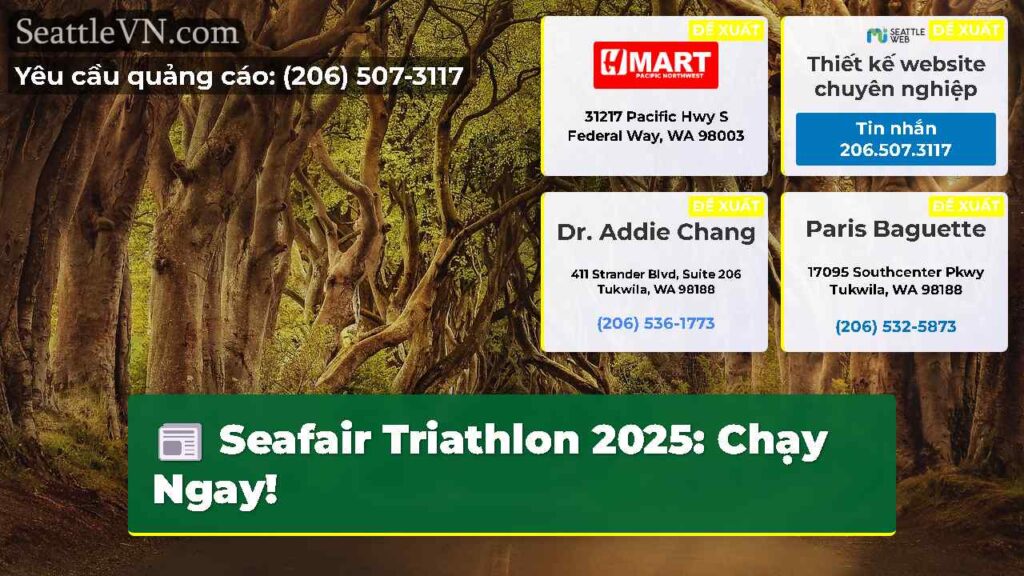 Seafair Triathlon 2025: Chạy Ngay!