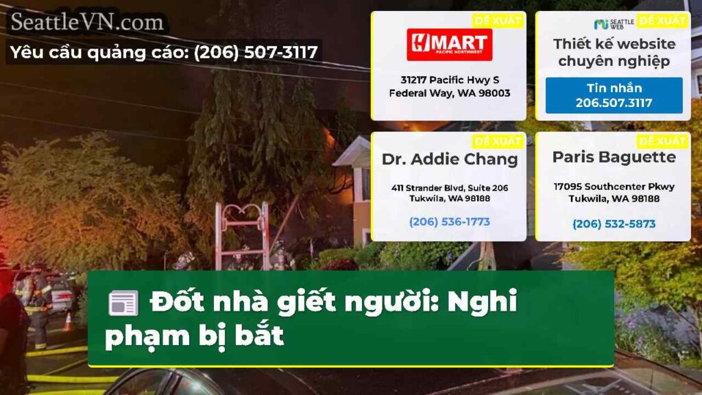 Đốt nhà giết người: Nghi phạm bị bắt