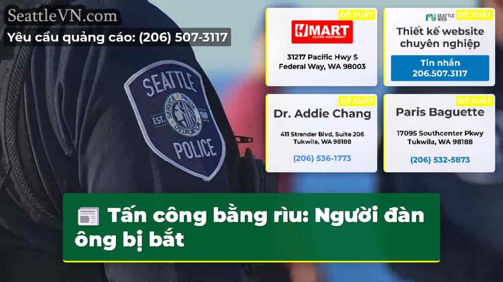 Tấn công bằng rìu: Người đàn ông bị bắt