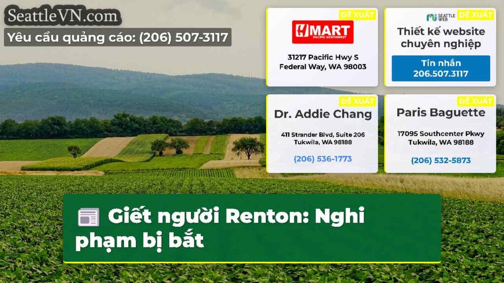 Giết người Renton: Nghi phạm bị bắt