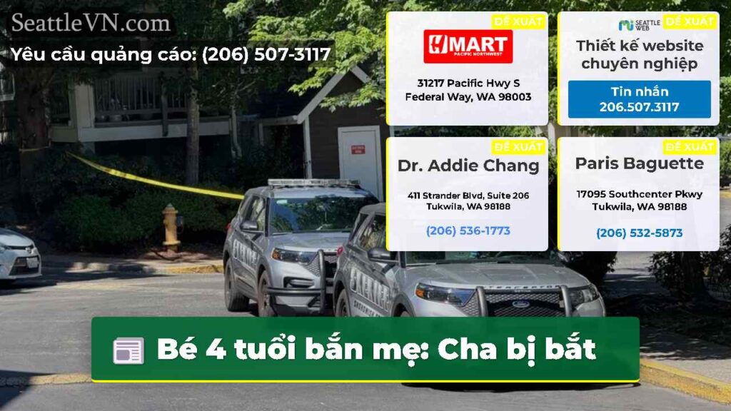 Bé 4 tuổi bắn mẹ: Cha bị bắt