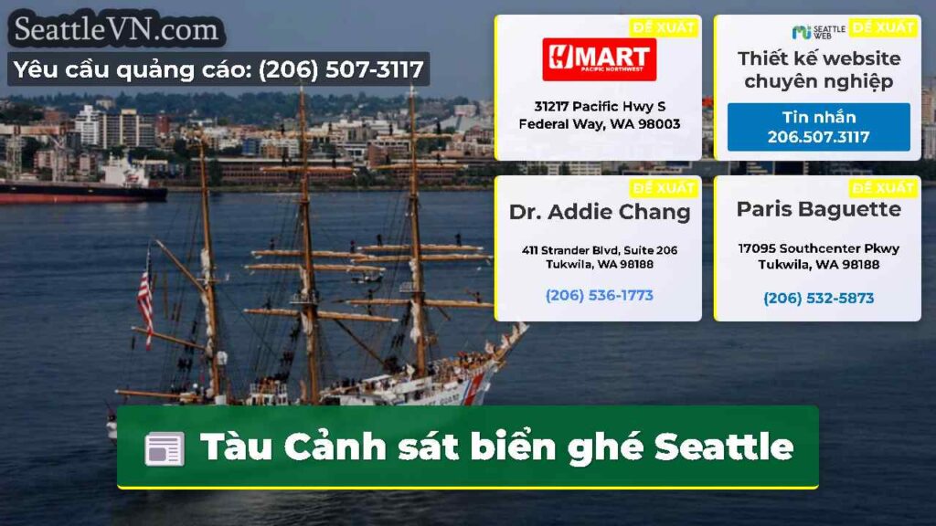 Tàu Cảnh sát biển ghé Seattle
