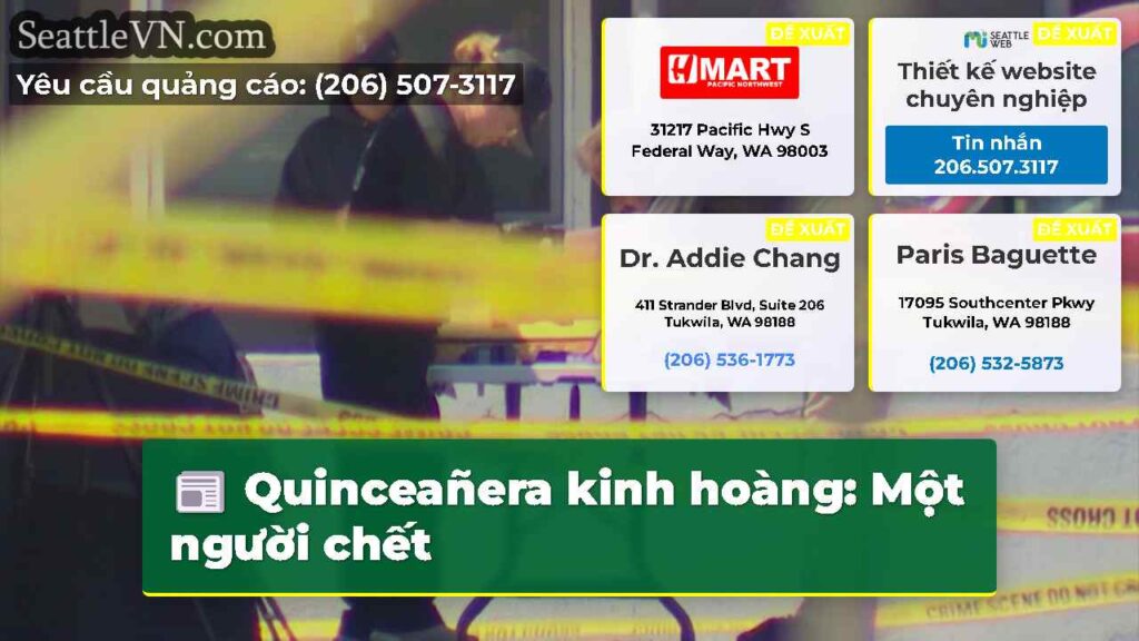 Quinceañera kinh hoàng: Một người chết