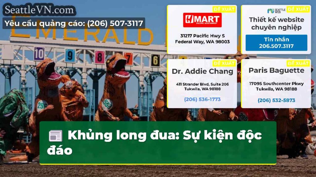 Khủng long đua: Sự kiện độc đáo