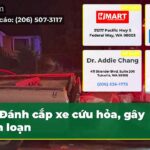 Đánh cắp xe cứu hỏa gây hỗn loạn