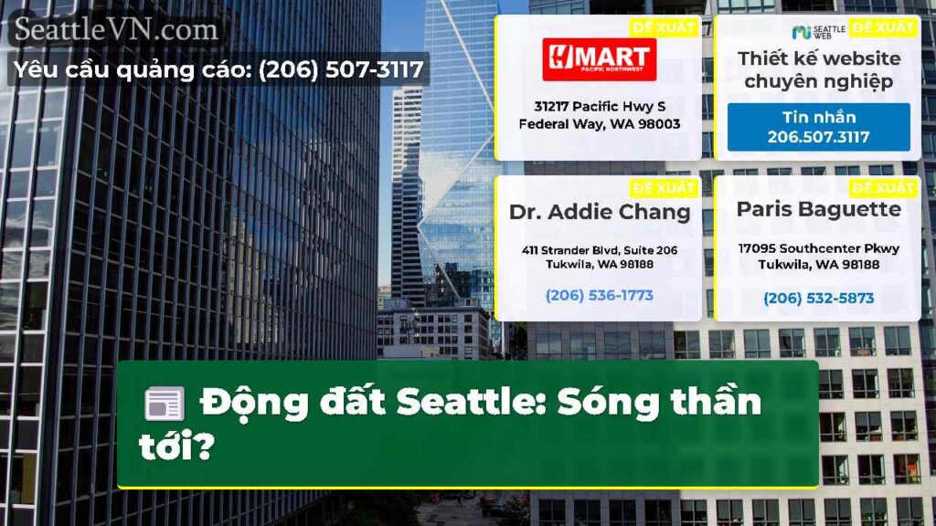 Động đất Seattle: Sóng thần tới?