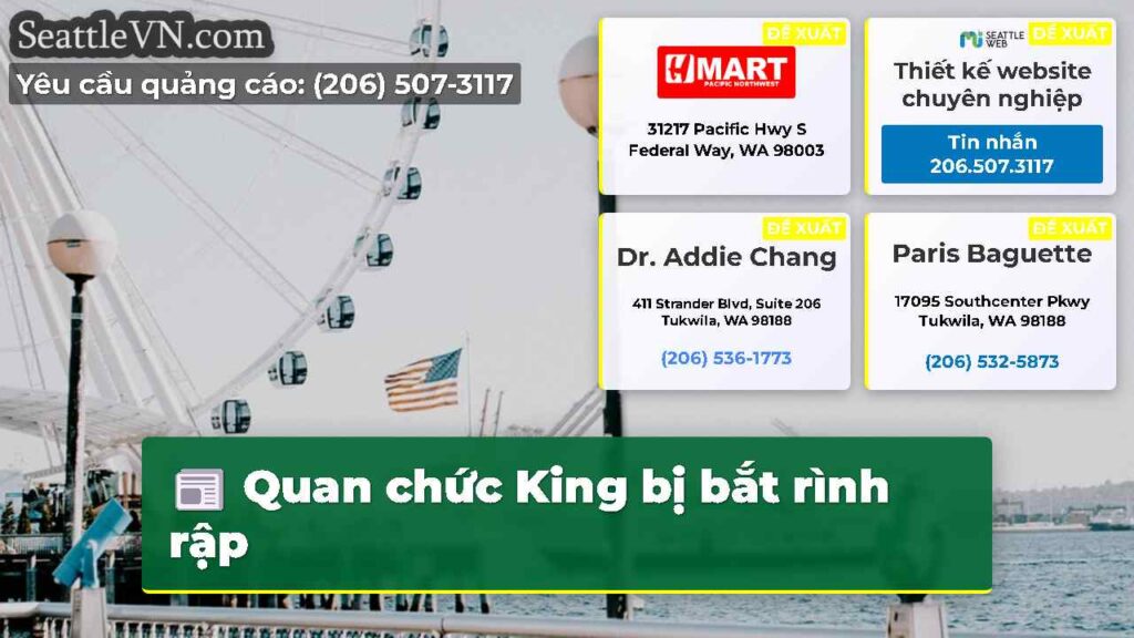 Quan chức King bị bắt rình rập