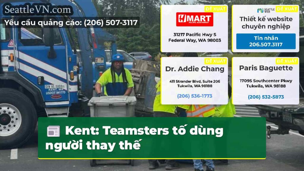 Kent: Teamsters tố dùng người thay thế