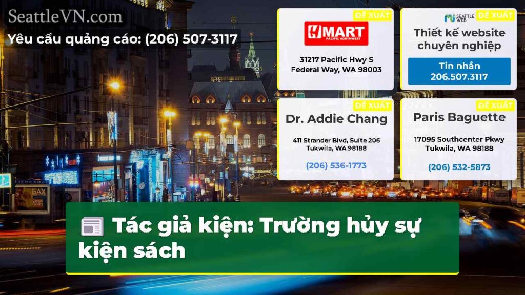 Tác giả kiện: Trường hủy sự kiện sách