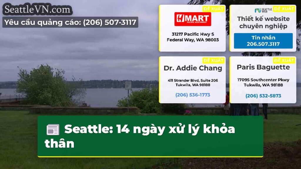 Seattle: 14 ngày xử lý khỏa thân